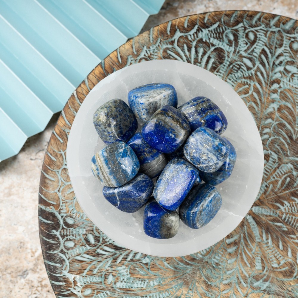 Lapis Lazuli Tumbled Stone for Meditation Healing and Energy