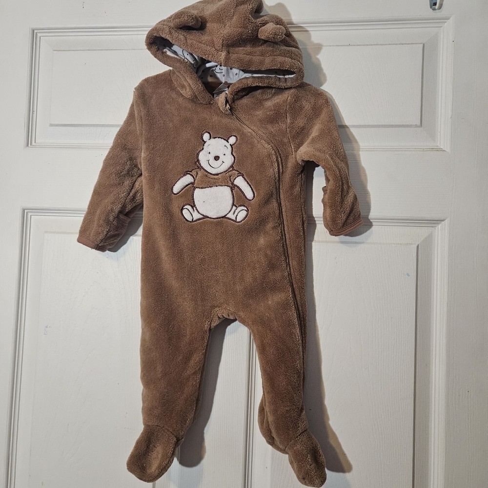Disney Baby 6-9 months Winnie the Pooh Hooded Fleece One Piece Costume Infant