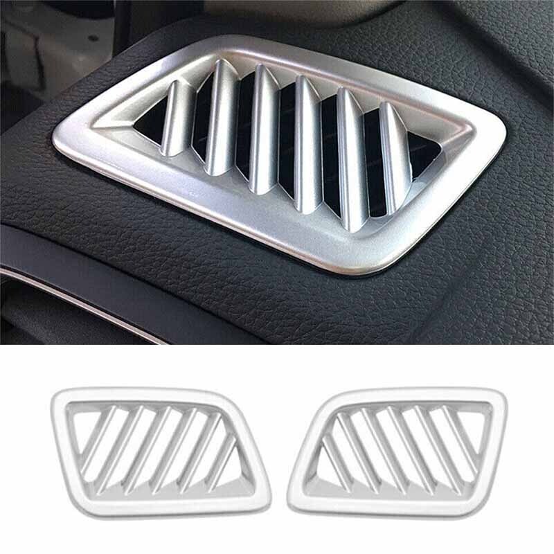 Dashboard L&R For Honda CR-V CRV Air Outlet Vent Cover 2* 2017-2022 Matte Silver