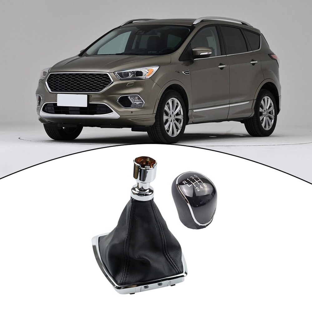 Enhance Your For Ford For Kuga For CMax with 6 Speed Gear Knob and Gaiter