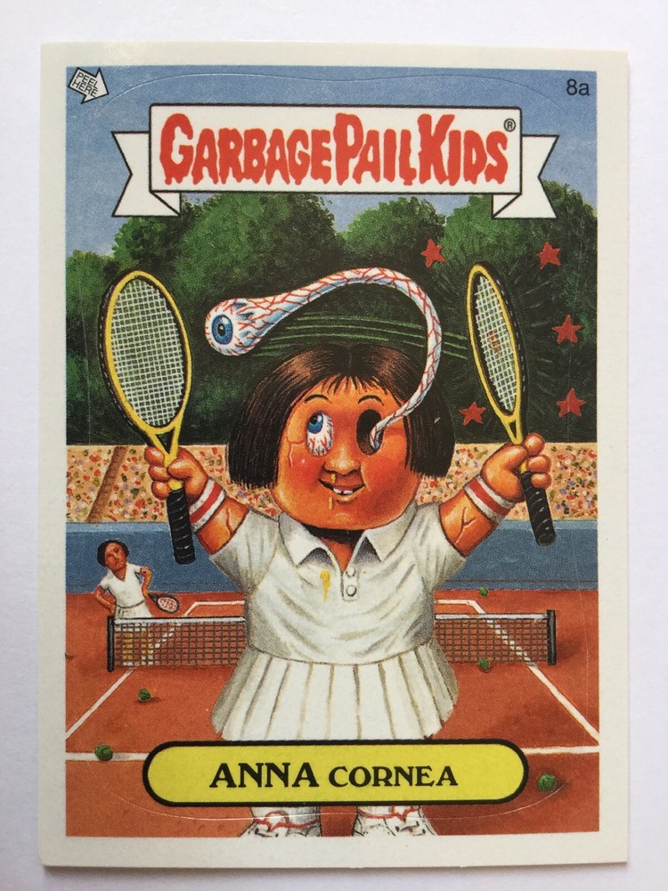 Garbage Pail Kids All New Series 4 Topps Sticker 8a Anna Cornea