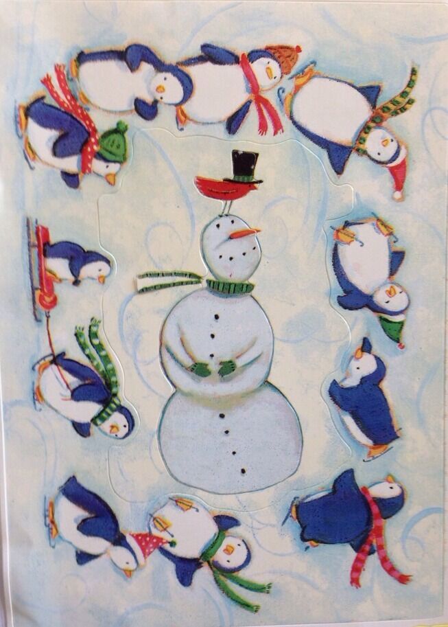 SEASONAL FRAME STICKER SHEET Aprox.8