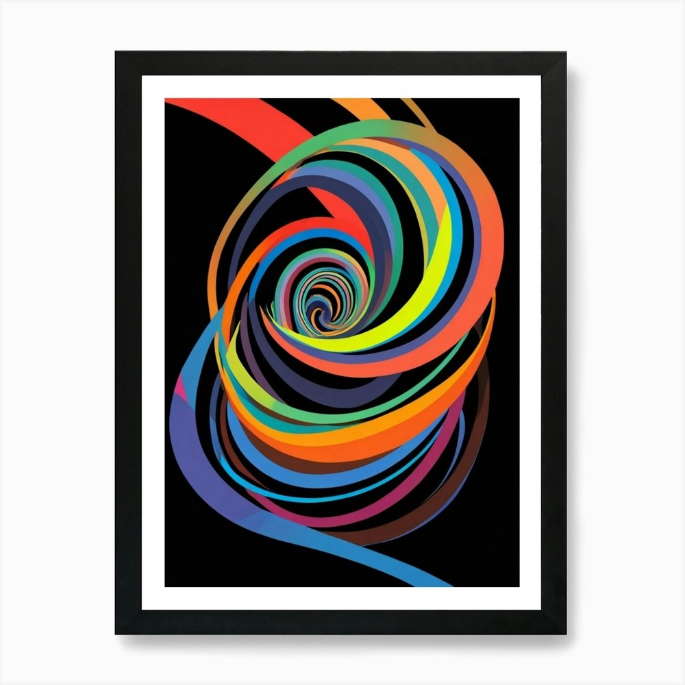 Abstract Spiral Art Print Framed Wall Art Poster Canvas Print Picture
