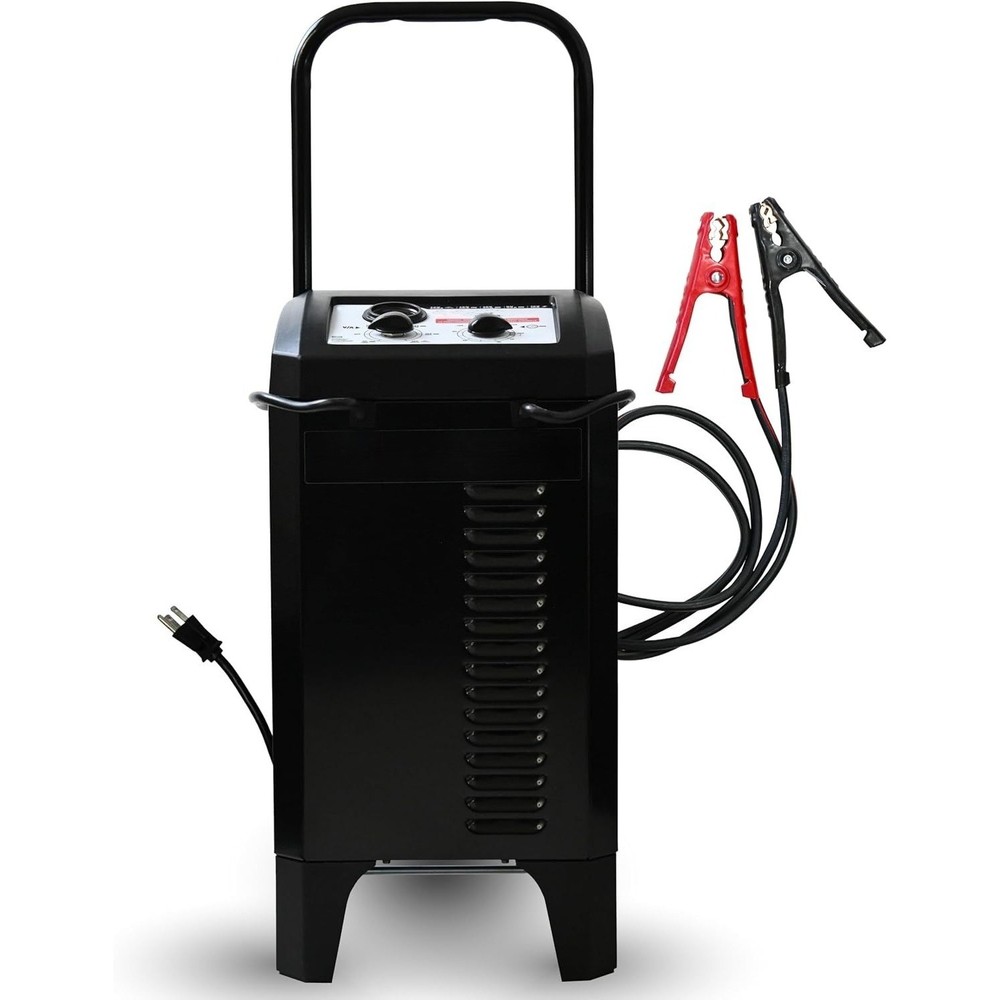 Electric Wheeled Manual 10A Car Battery Charger and 250A Engine Starter