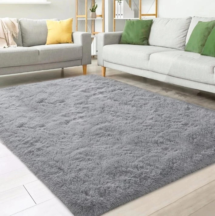 Area Rug, 8' x 10' Soft Fluffy for Living Room Bedroom Kids Room Decor Carpet.