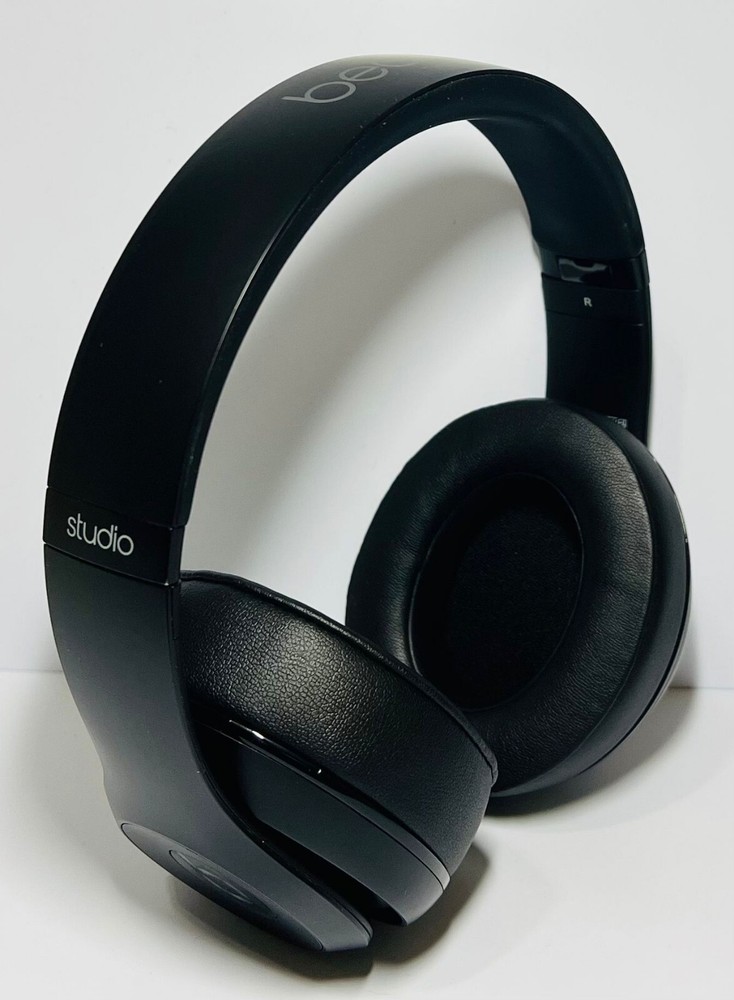 Beats by Dr Dre Studio 2 Wired Matte Black Headphones 100% Tested