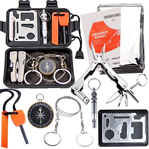 Outdoor Survival Kit for Camping Hiking Travel Emergency Gear Essentials