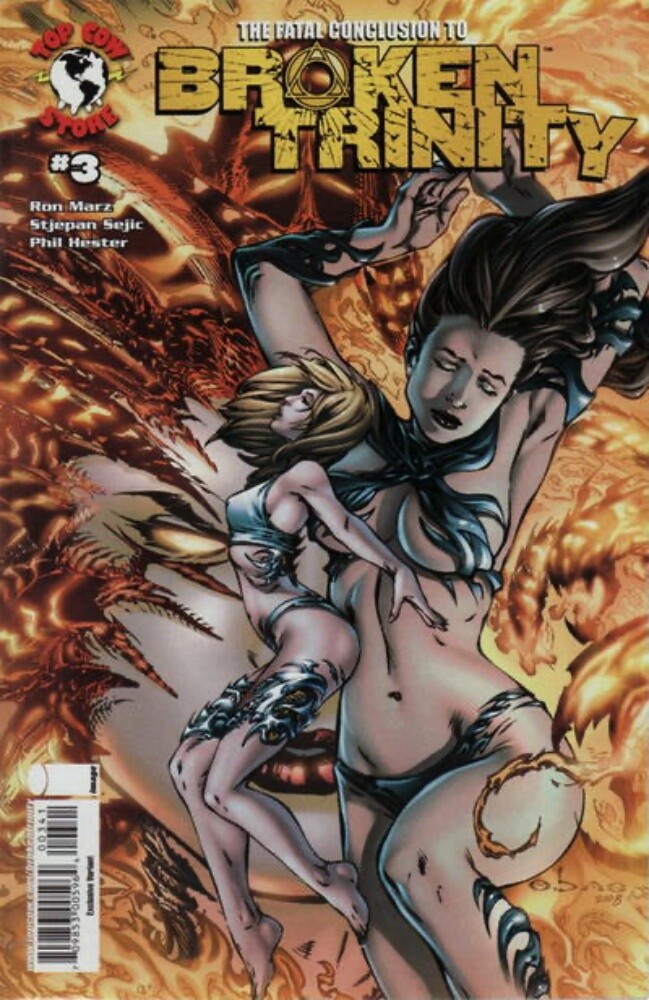 Broken Trinity 3 Top Cow Exclusive Image Comics Malibu 2008