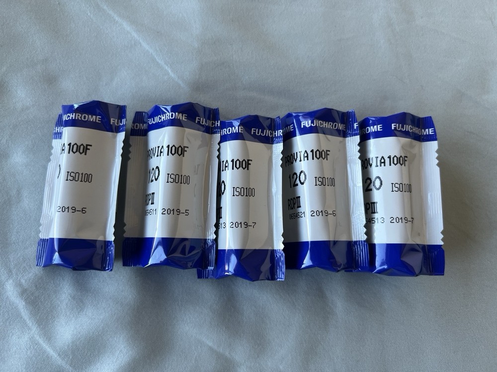 Fujifilm Provia 120 Slide Film 5 Rolls Cold Stored