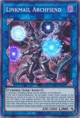 Linkmail Archfiend RIRA-EN047 Super Rare Unlimited LP