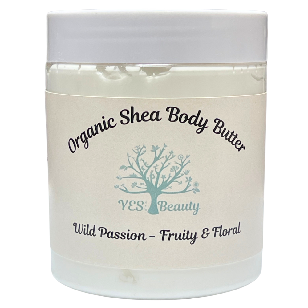 Handmade Organic Shea & Cocoa Body Butter - Wild Passion - Rich & Creamy 8 oz