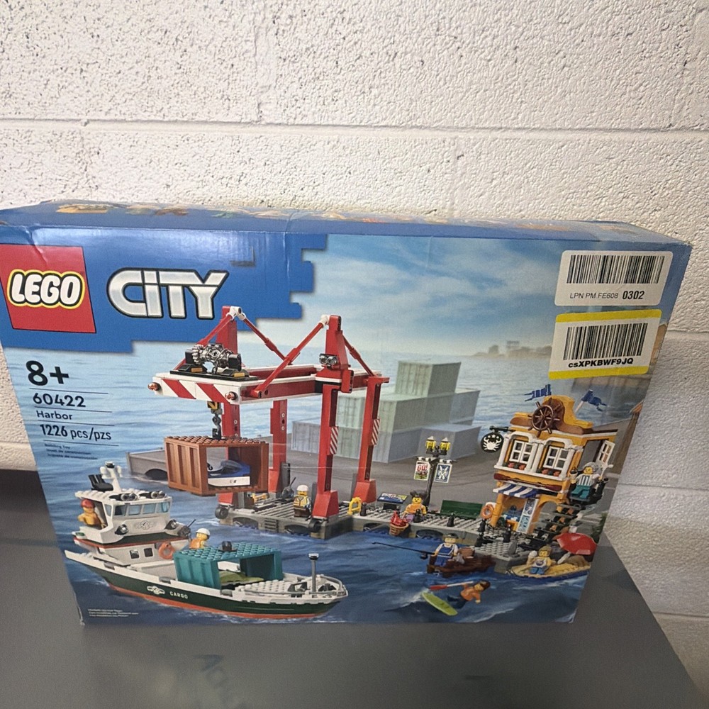 LEGO CITY: Seaside Harbor with Cargo Ship (60422) OPEN BOX