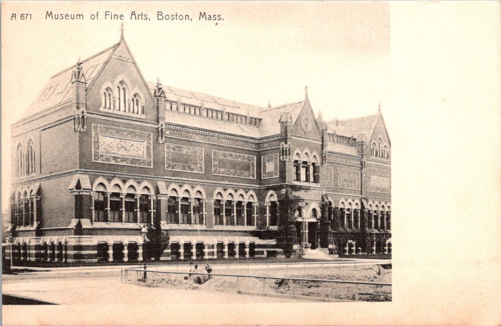 Vintage Postcard View of the Museum of Fine Arts Boston Massachusetts MA   22630
