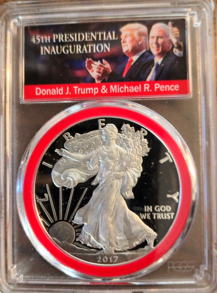 UNICORN #1/1000  • Trump 45th Presidential Inauguration - PCGS PR70DCAM FDOI