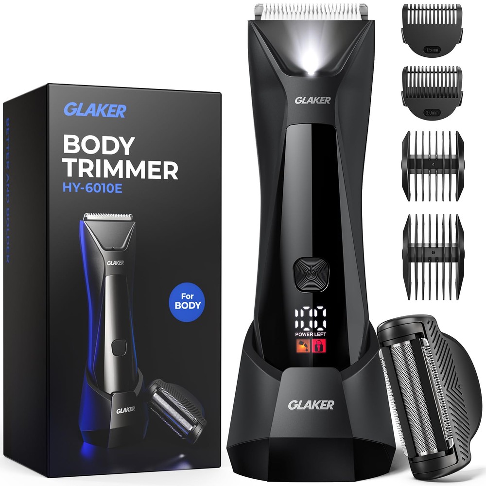 Manscape Electric Groin & Ball Trimmer Wet Dry Body Shaver for Men