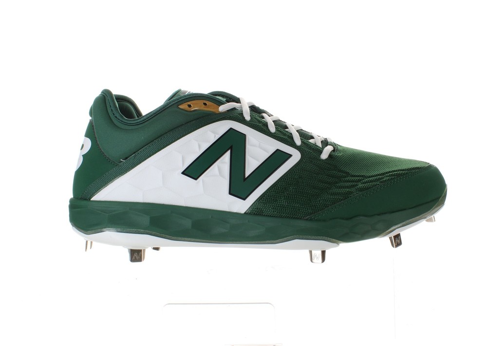 New Balance Mens L3000tg4 Green/White Baseball Cleats Size 16 (2E) (2044569)
