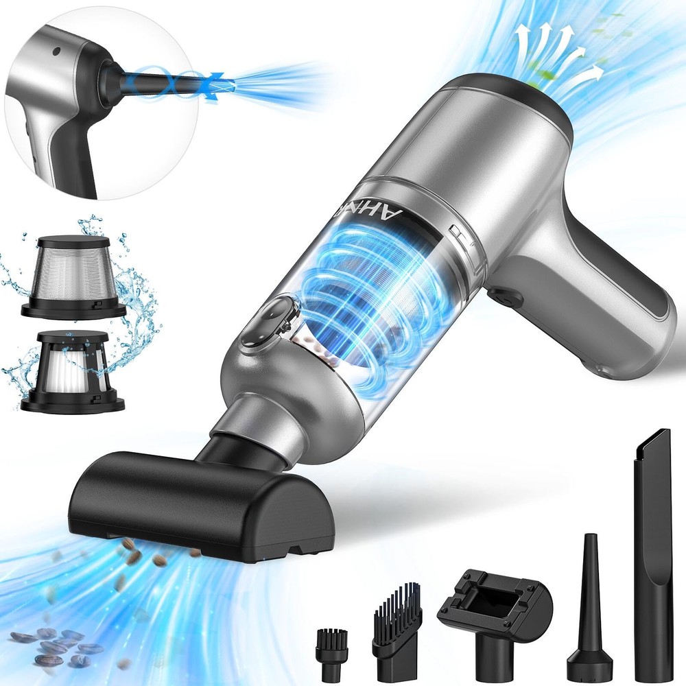 Handheld Car Vacuum Cleaner Cordless with Brushless Motor, 20000PA High Power...