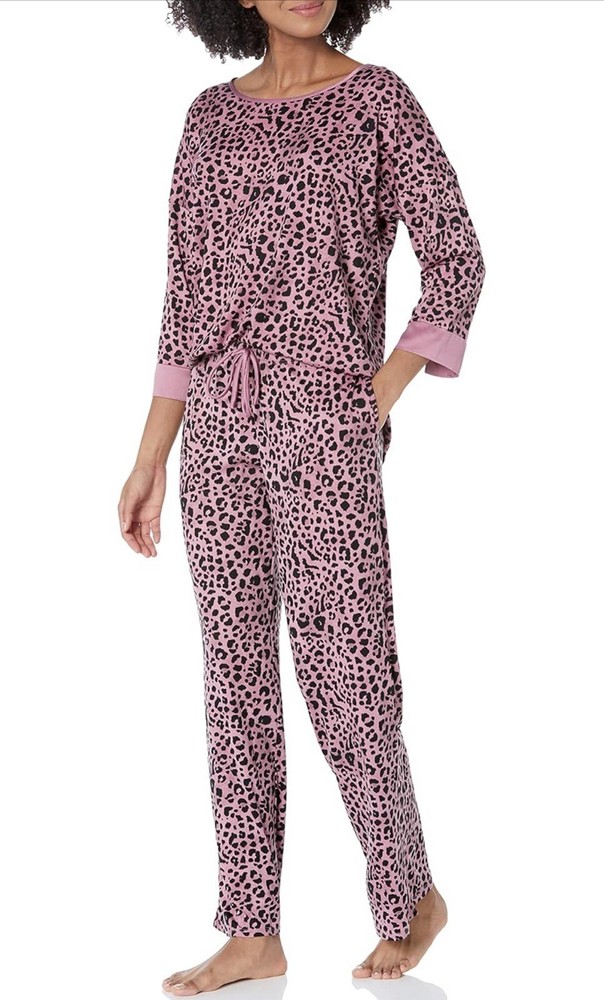 Natori Women's Peached Knit 3q SLV Pj Set Size XL