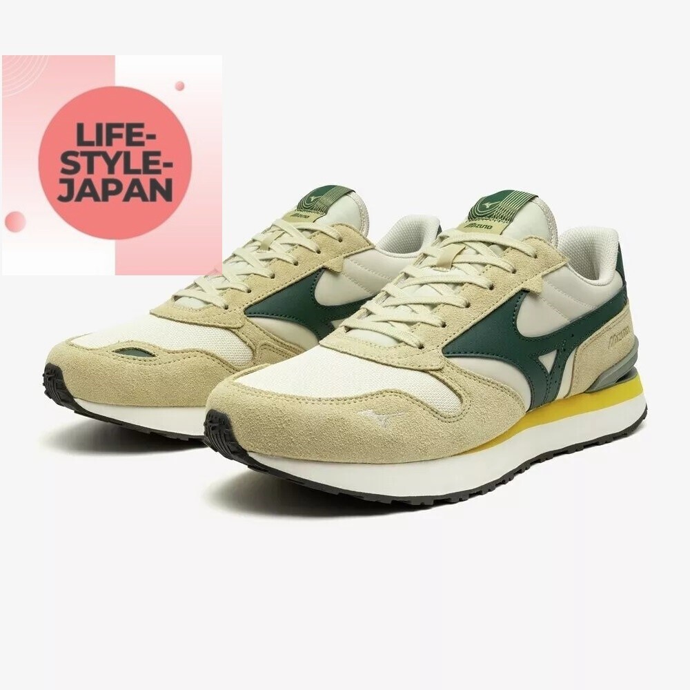 MIZUNO RB87 D1GA2352 20 Light Beige/Green/Orange Unisex Thick-soled 2E Shoes