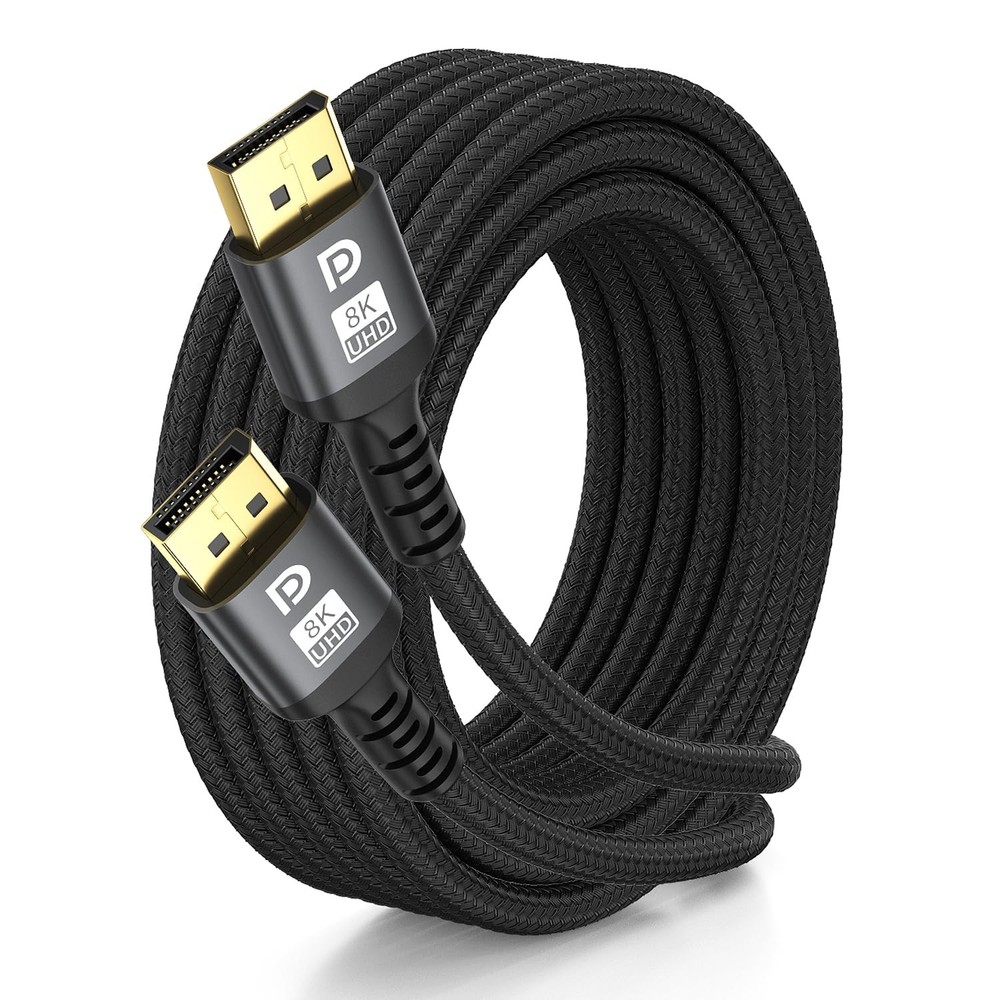 8K Displayport Cable 20ft 1.4 Cable - High Speed DisplayPort [8K60Hz, 4K144Hz...