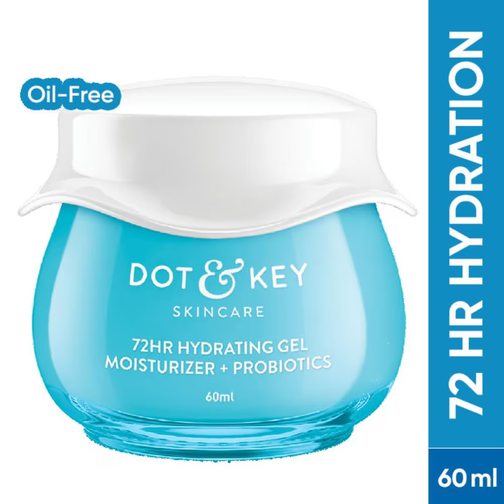 Dot & Key 72HR Hydrating Gel Face Moisturizer With Hyaluronic & Probiotics 60ml