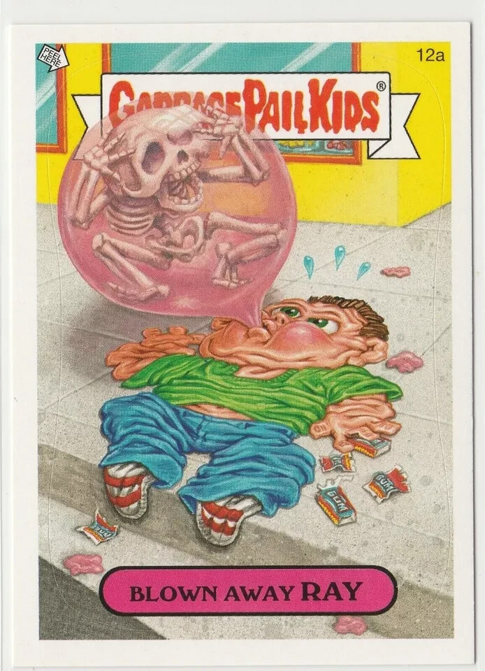 Blown Away Ray Garbage Pail Kids GPK 2007 ANS6 Series 6 #12a