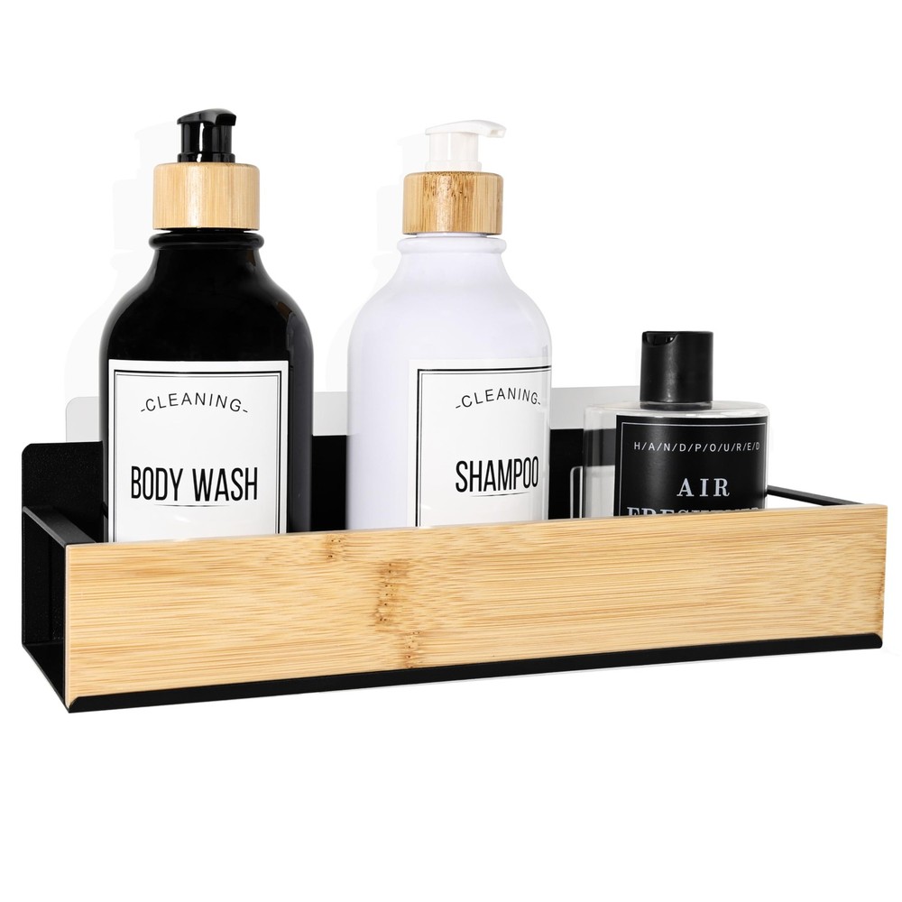 Bathroom Shelves,Wall Mounted Floating Shelf,Over Toilet Storage Shelf,Metal ...