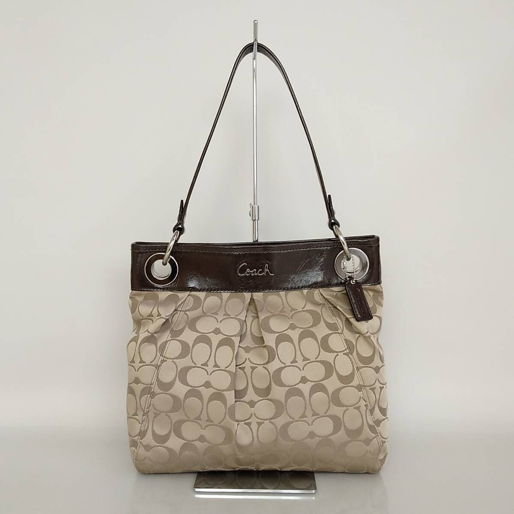 Coach Signature Dark Brown Handbag 72B323