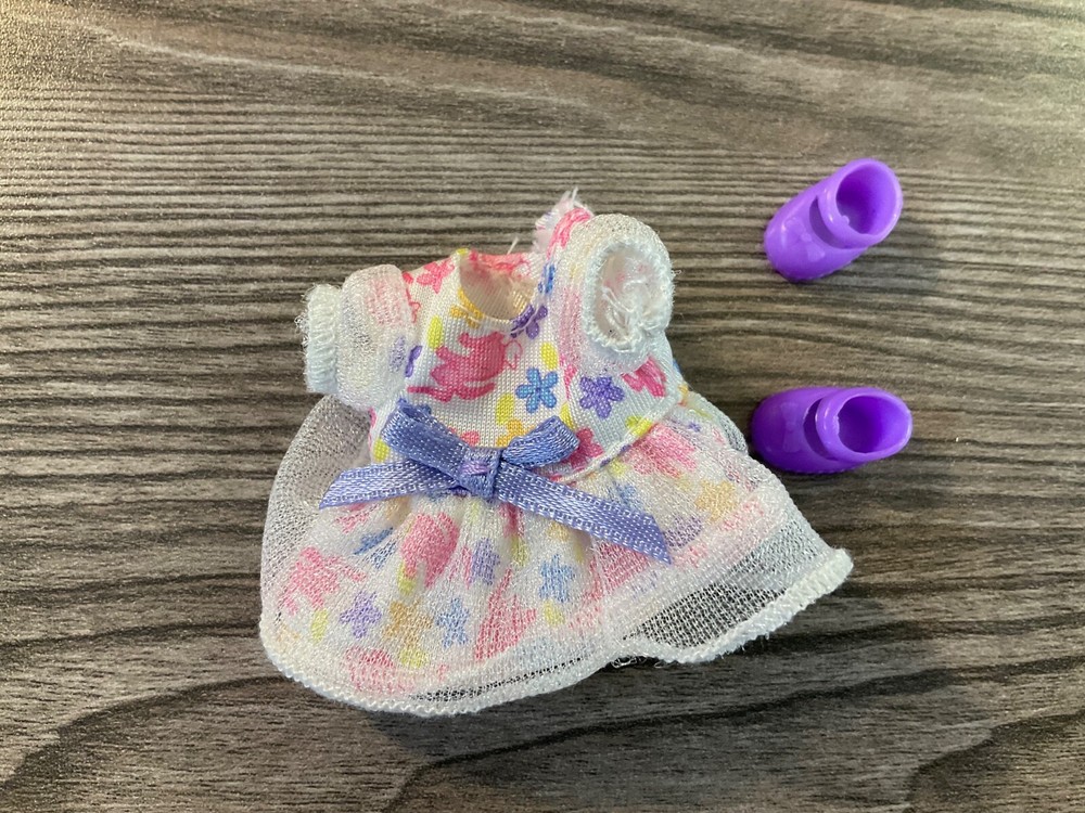 Mattel Barbie Kelly Doll Clothes Dress Shoes Set Lot # 15