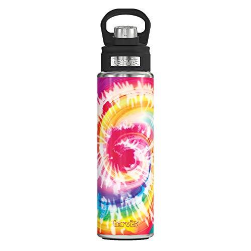 Cotton Candy Tie Dye Insulated Tumbler 24oz Wide Mouth Bottle Stainless Steel