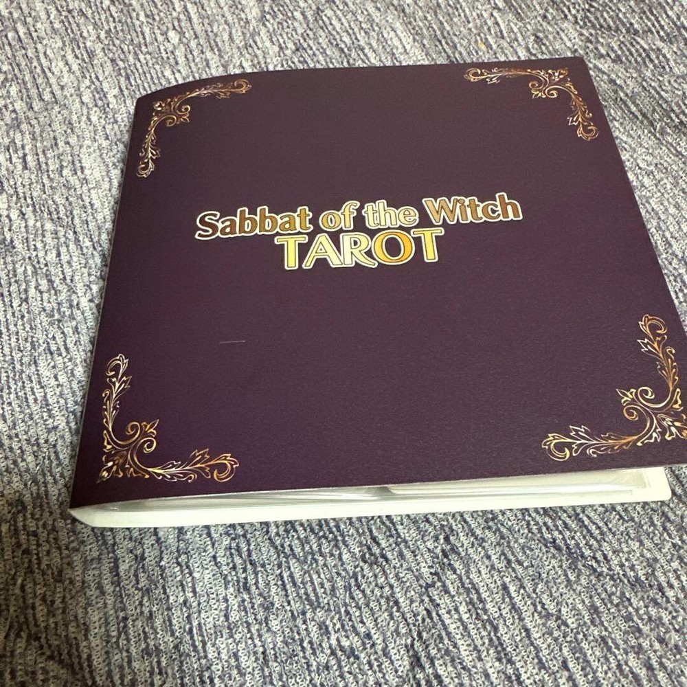 Accessories Character Sanoba Witch Tarot Card Set With Special Binder Yuzu Soft