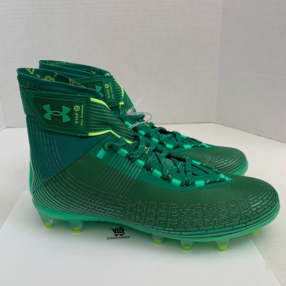 Under Armour Highlight MC Green Basketball Shoes Size 9