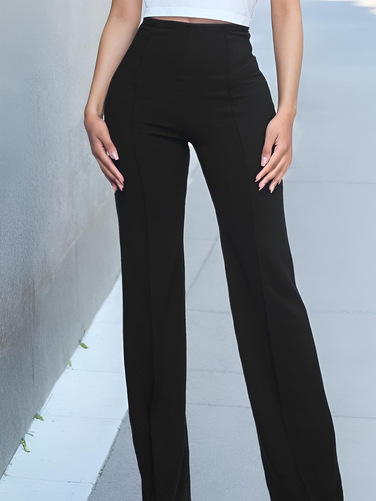 Women high-waisted flared Pants High Waist Stretchy Bootcut Pants Tall NEW