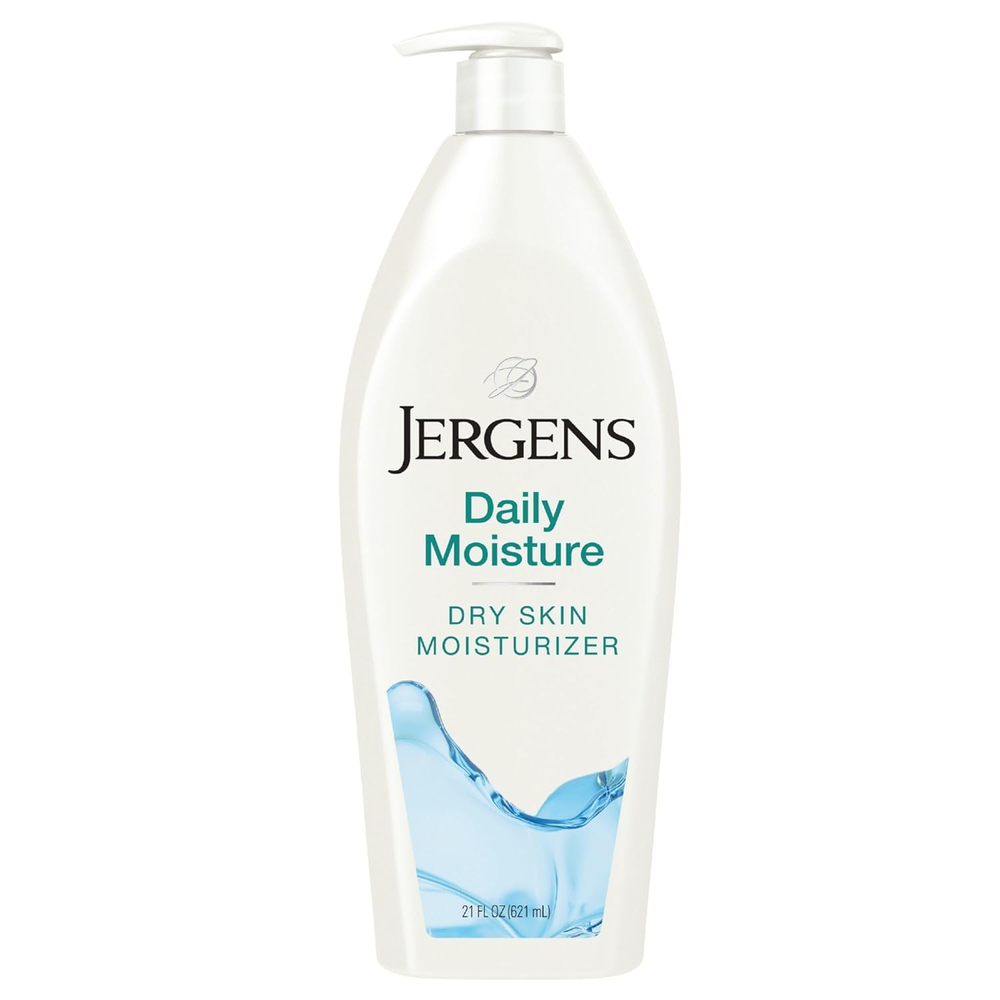 Jergens Daily Moisture Dry Skin Moisturizer, Hand and Body Lotion, with HYDRALUC