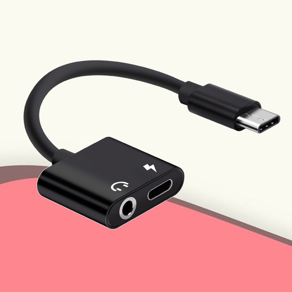 Type C Adapter 3.5mm Audio Output And Charging For USB C Phones