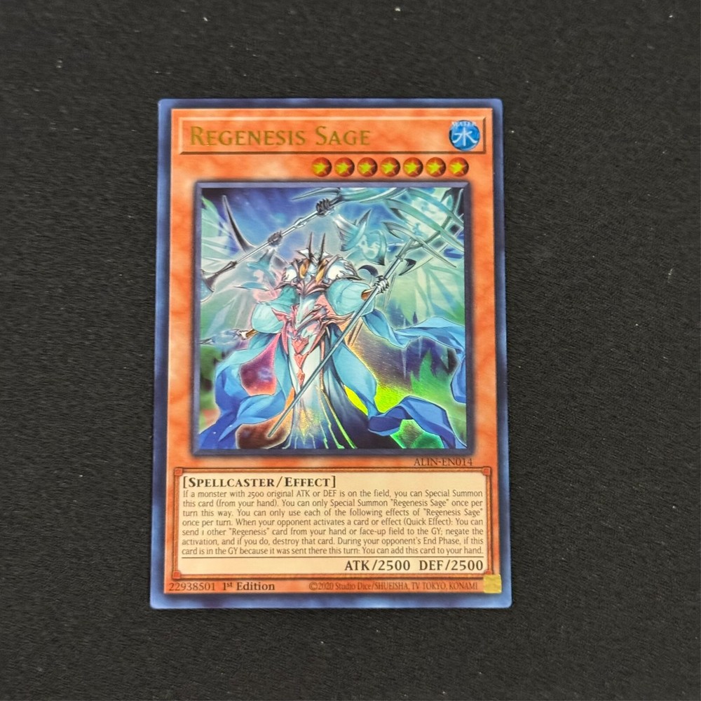 Regenesis Sage ALIN-EN014 Alliance Insight Ultra Rare TCG Card