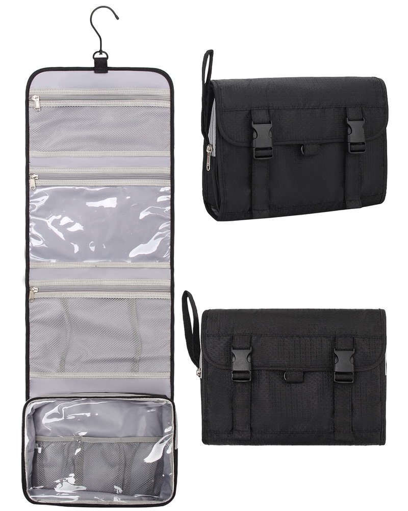 Waterproof Hanging Toiletry Bag for Travel with Large Capacity - Ideal for Men and Women