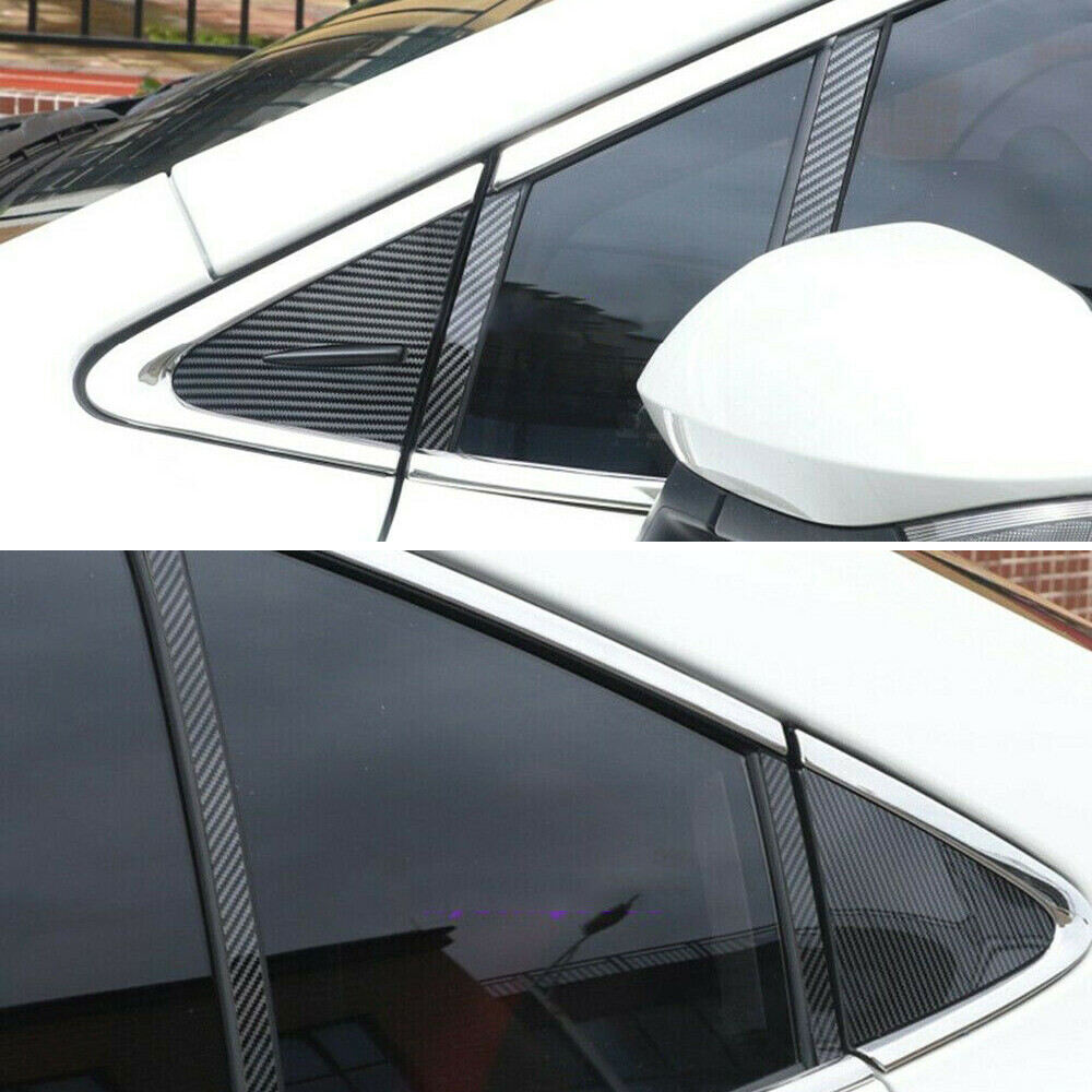 For Toyota Corolla Sedan 2020 2021 2022 5D Carbon Fiber Window Pillar Posts 16Pc