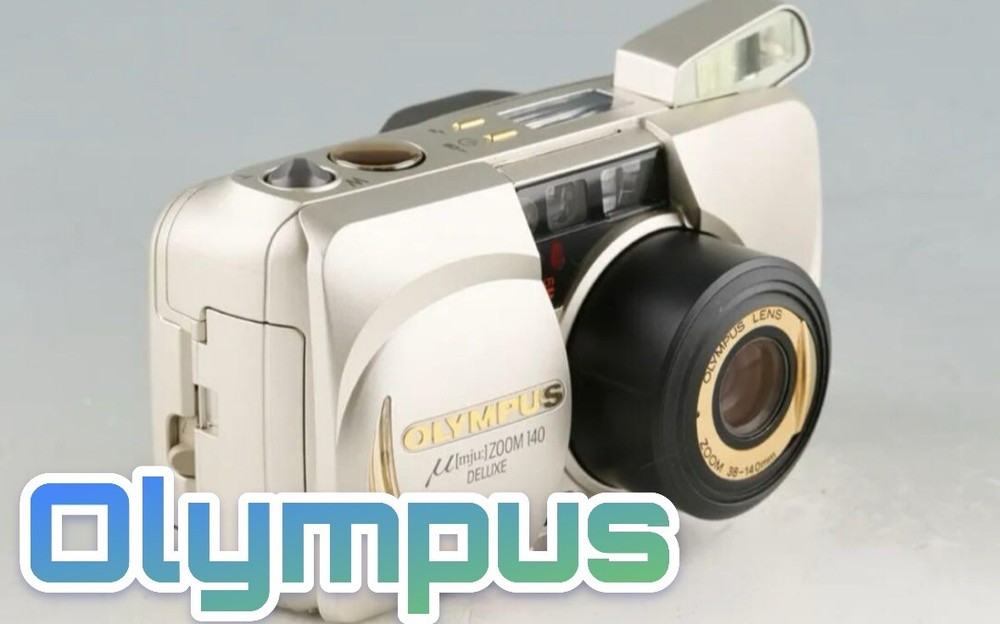 Olympus Mju Zoom 140 Deluxe 35mm Camera Near Mint Condition
