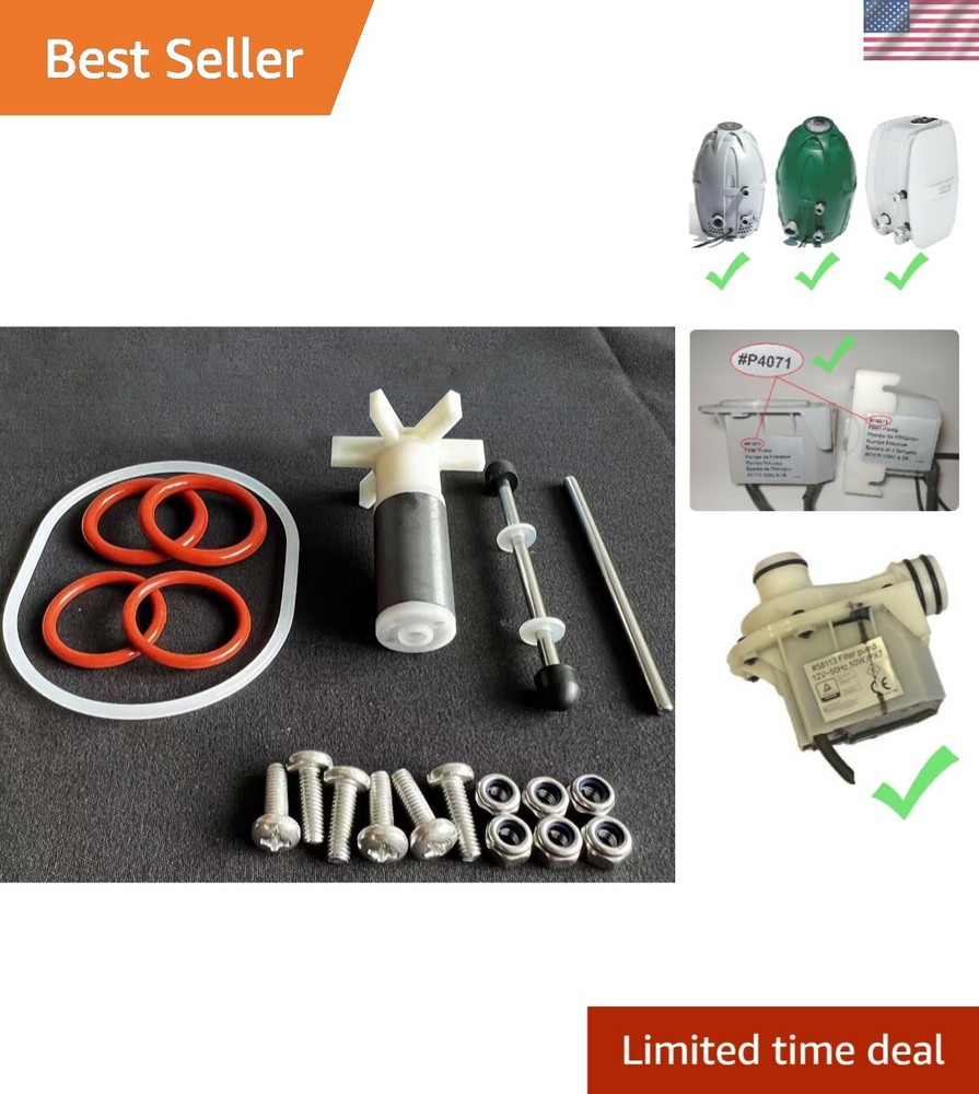 Premium Hot Tub Repair Kit with Impeller, Shafts, and Seals for Coleman Spa
