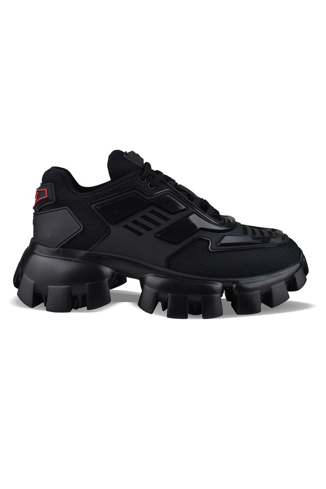 Prada Cloudbust Thunder Sneakers in Black and White