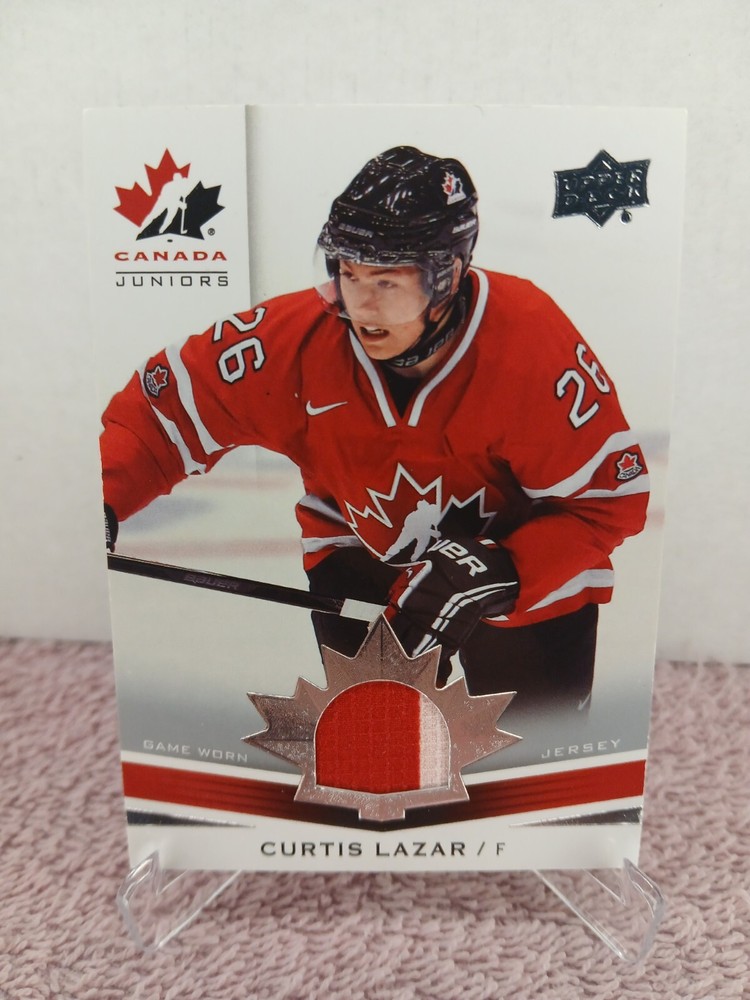 Curtis Lazer 2014 Team Canada Patch - NHL Devils Canucks Bruins Flames Sabres