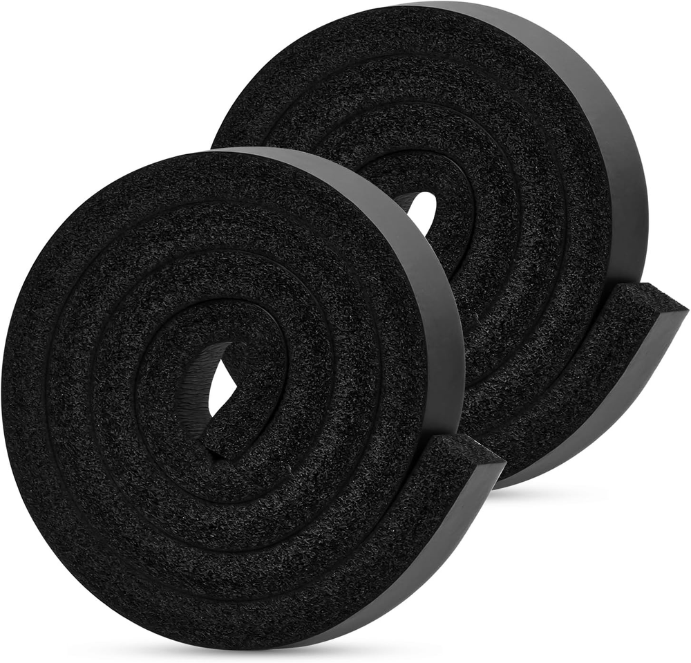 2 Pack 1x1 Inch High-Resilience Window AC Foam Insulation Strip