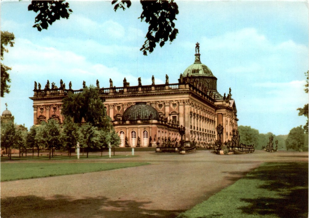 Potsdam-Sanssouci, Neues Palais, REICHENBACH i Postcard