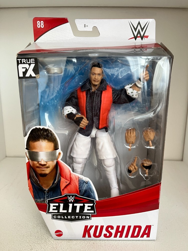BOXED WWE MATTEL ELITE COLLECTION SERIES 88 KUSHIDA WRESTLING ACTION FIGURE