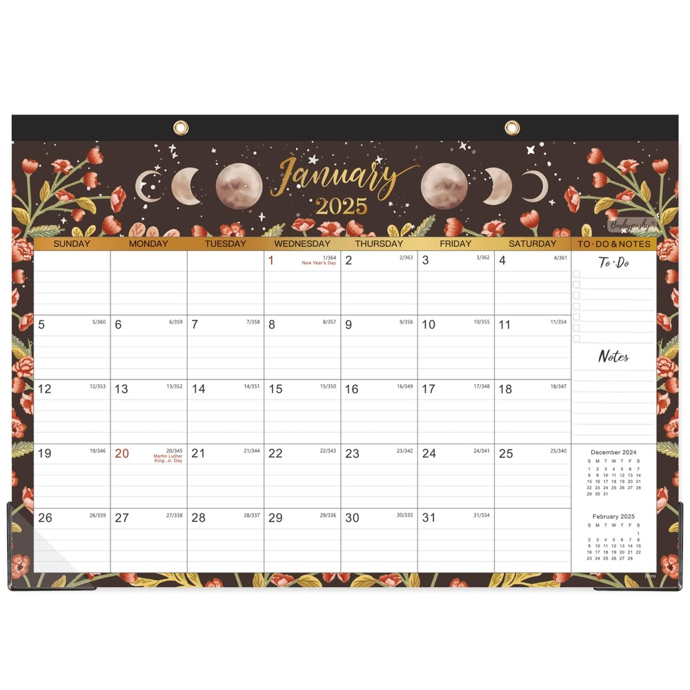 2025 desk calendar - 12 Monthly Desk/Wall Calendar January 2025 - December 20...