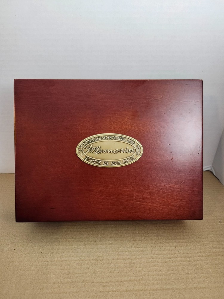 Cherry Wood Keepsake Memory Box for Special Events