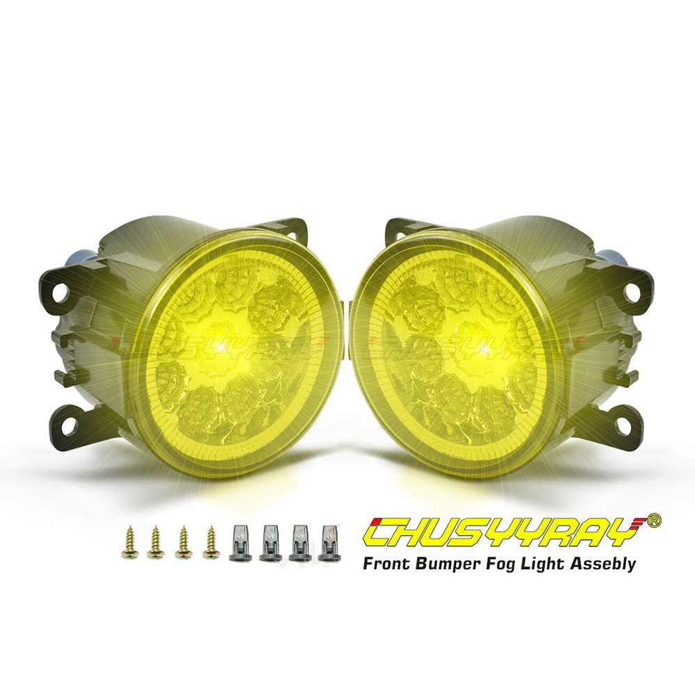 For 2012-2018 Fiat 500 Pair Clear Front Fog Light Bumper Driving Lamp Left Right