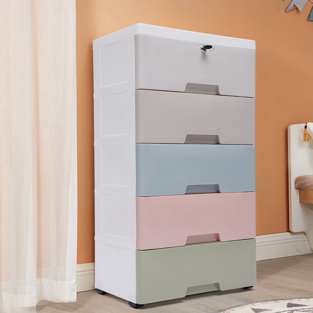 5-Drawer Dresser for Bedroom Storage - Spacious Closet Organizer Cabinet