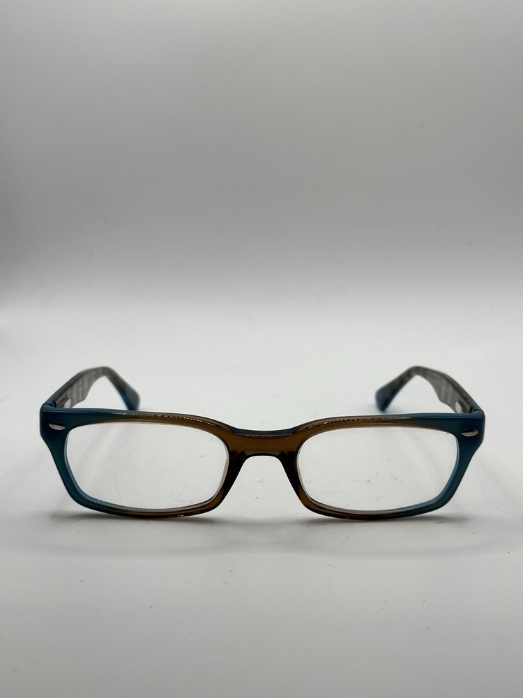 Ray-Ban RB5150 5490 Brown Blue Tortoise Rectangle Eyeglass Full Rim FRAMES ONLY